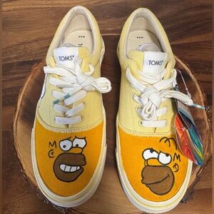 TOMS the Simpson sneakers size 8.5 women’s